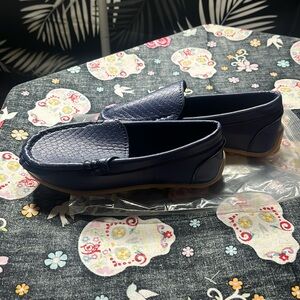 Moceen Toddler Boys Loafers – Deep Blue (Size 29 / US 11 Toddler)